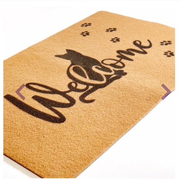 Cat Lady Box Cat Welcome Mat NEW - Picture 2 of 2